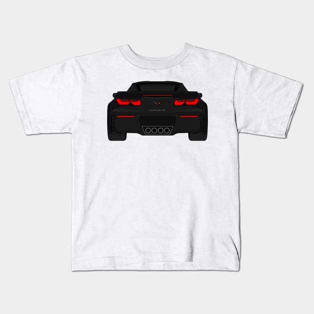 Z06 BLACK Kids T-Shirt by VENZ0LIC